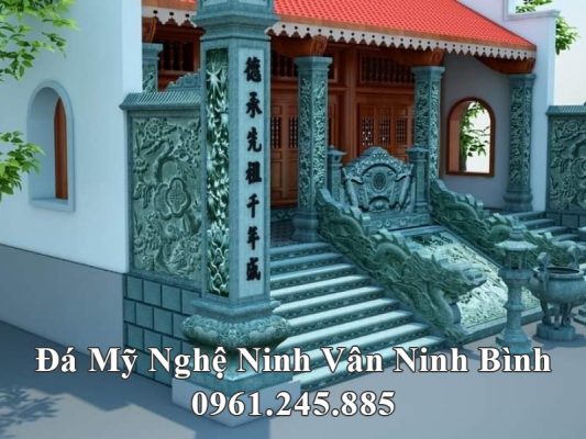 Thiết-kế-Cột-đá-Nhà-thờ-họ-đẹp-Cột-đồng-trụ