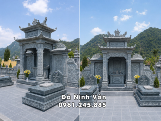 Quy trinh xay Lang Mo da sua Lang Mo Gia dinh chuan